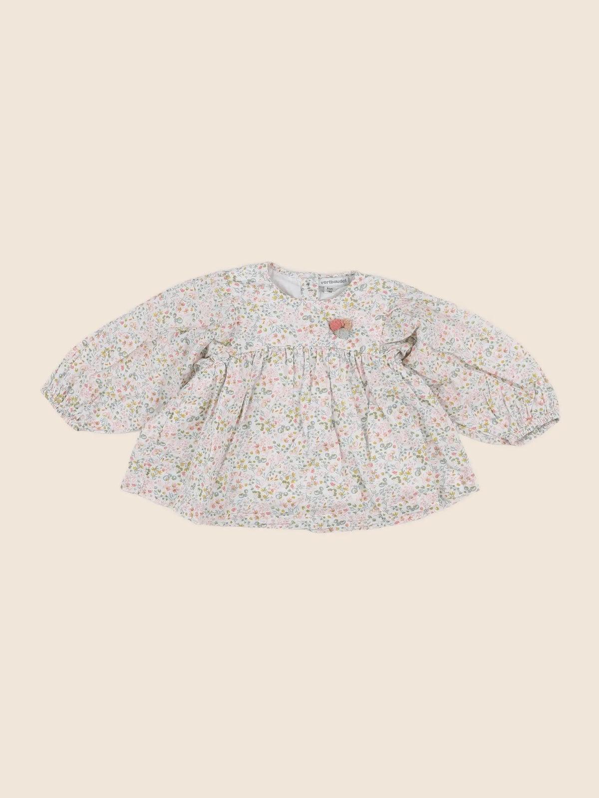 Vertbaudet - blouse multicolore - 18 mois
