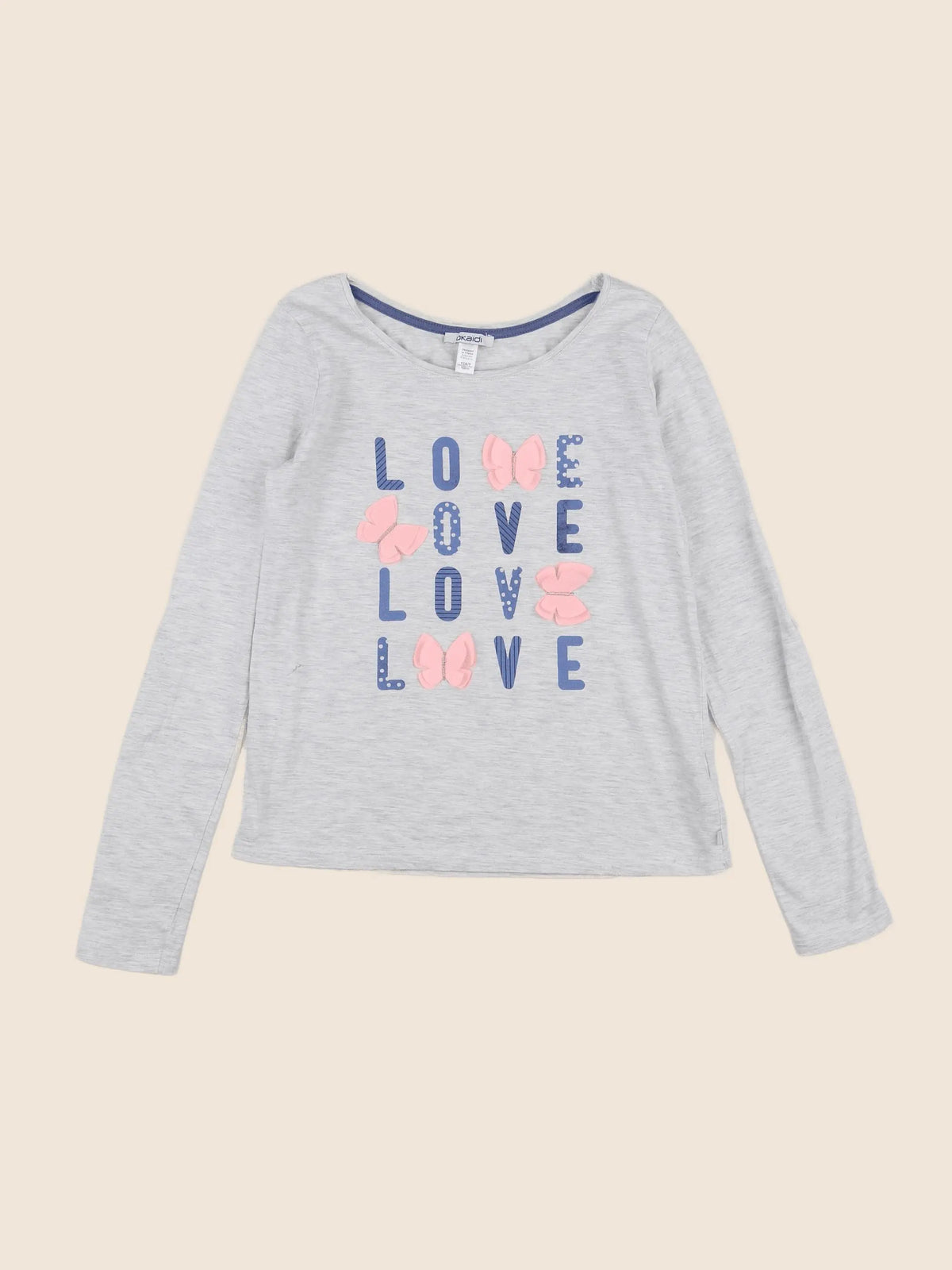 Okaidi - tee-shirt gris - 12 ans