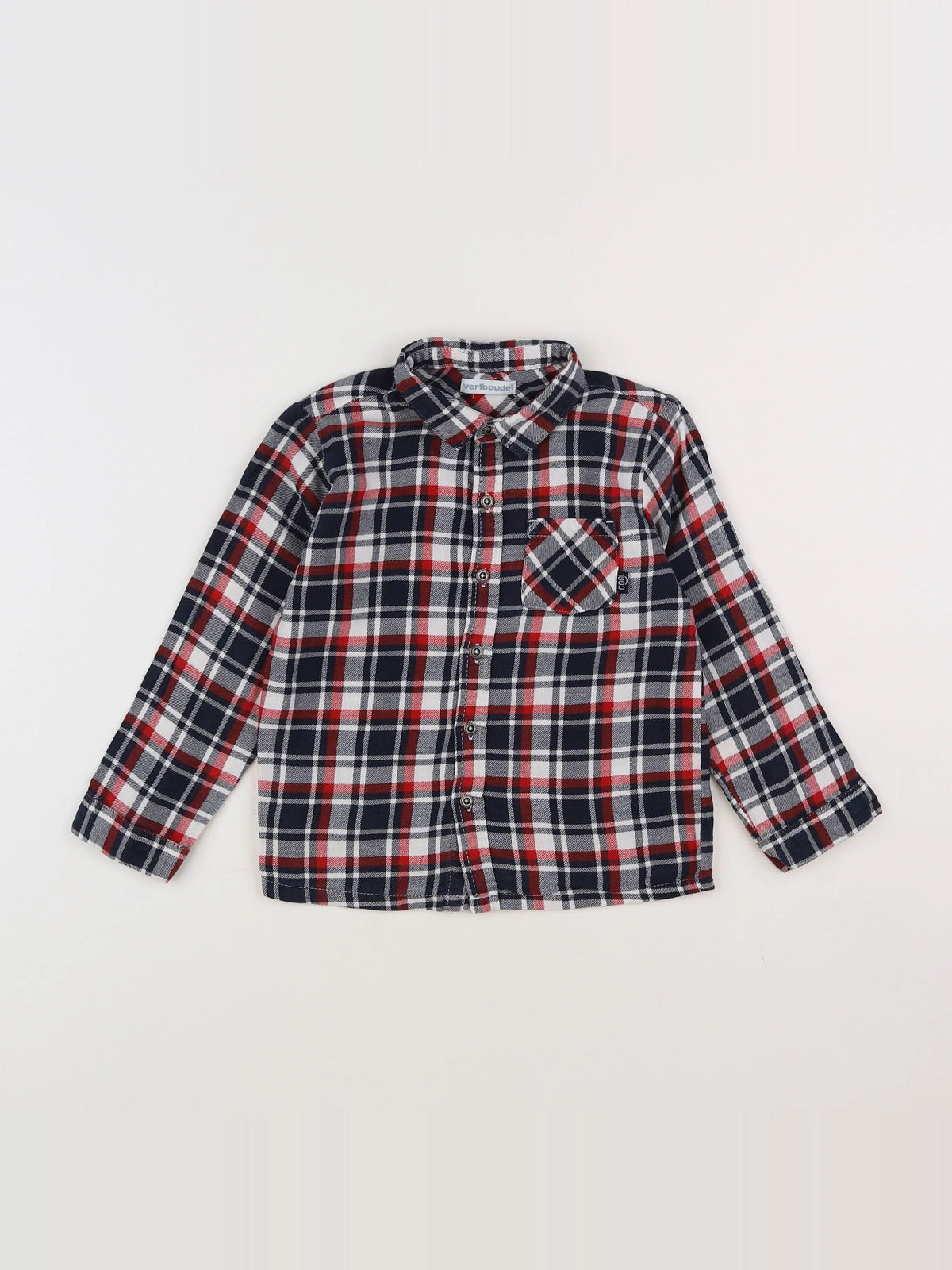 Vertbaudet - chemise multicolore - 2 ans