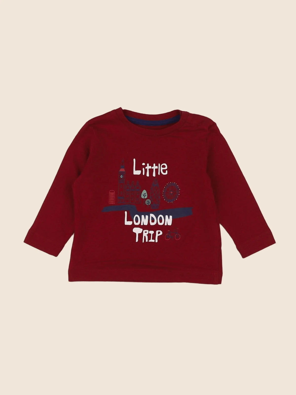 Boutchou - tee-shirt rouge - 6 mois