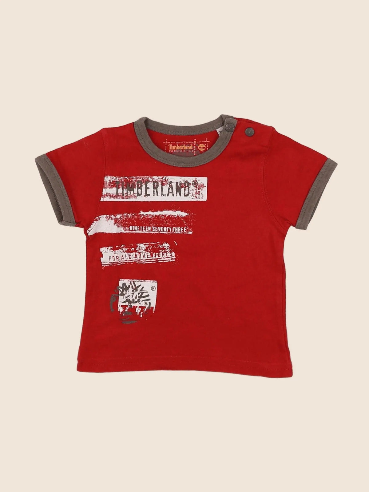 Timberland - tee-shirt rouge - 3 mois