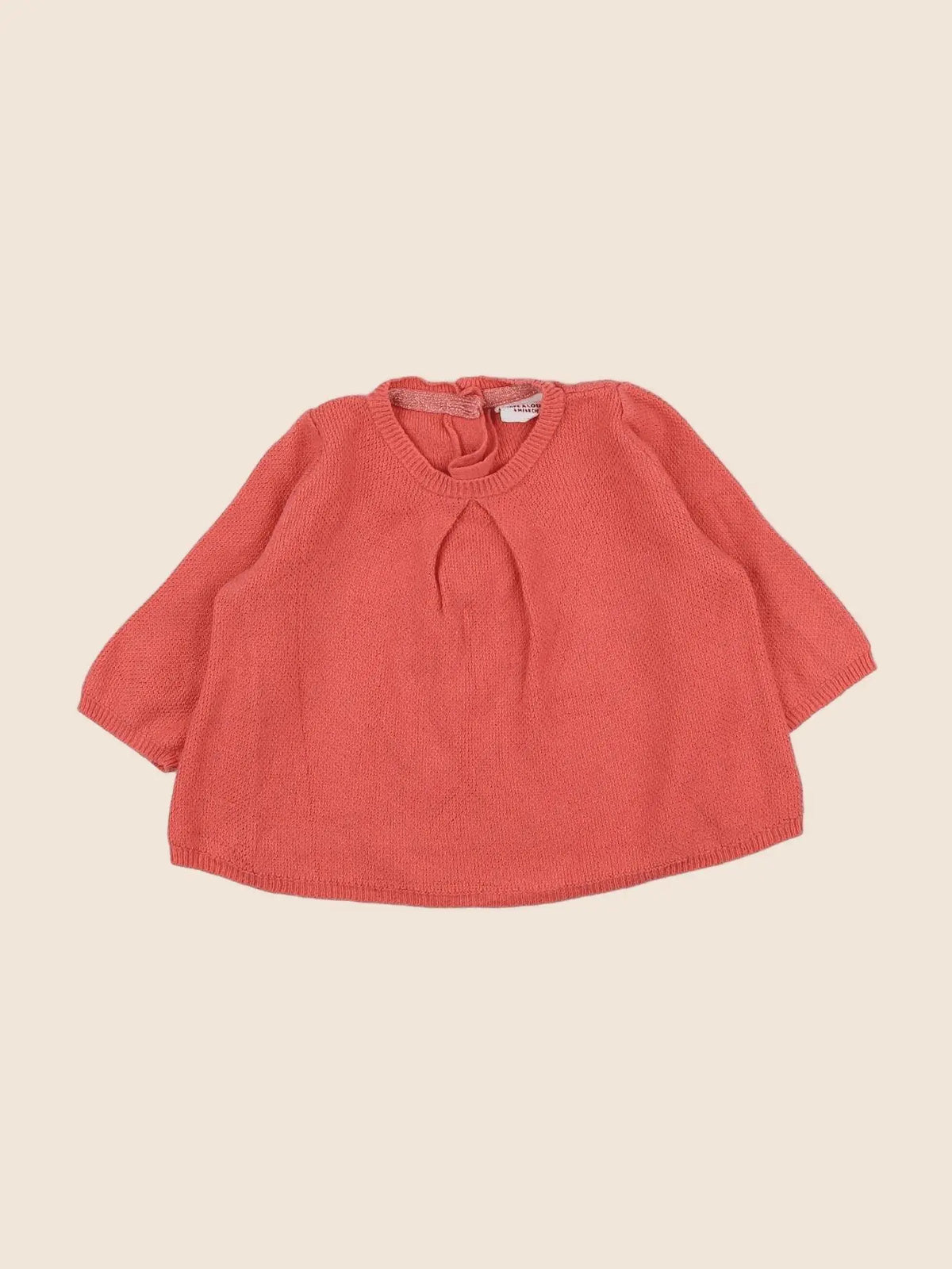 Tape à l'oeil - pull orange - 6 mois
