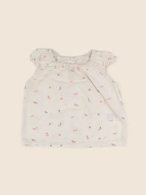 H&M - blouse beige - 6/9 mois
