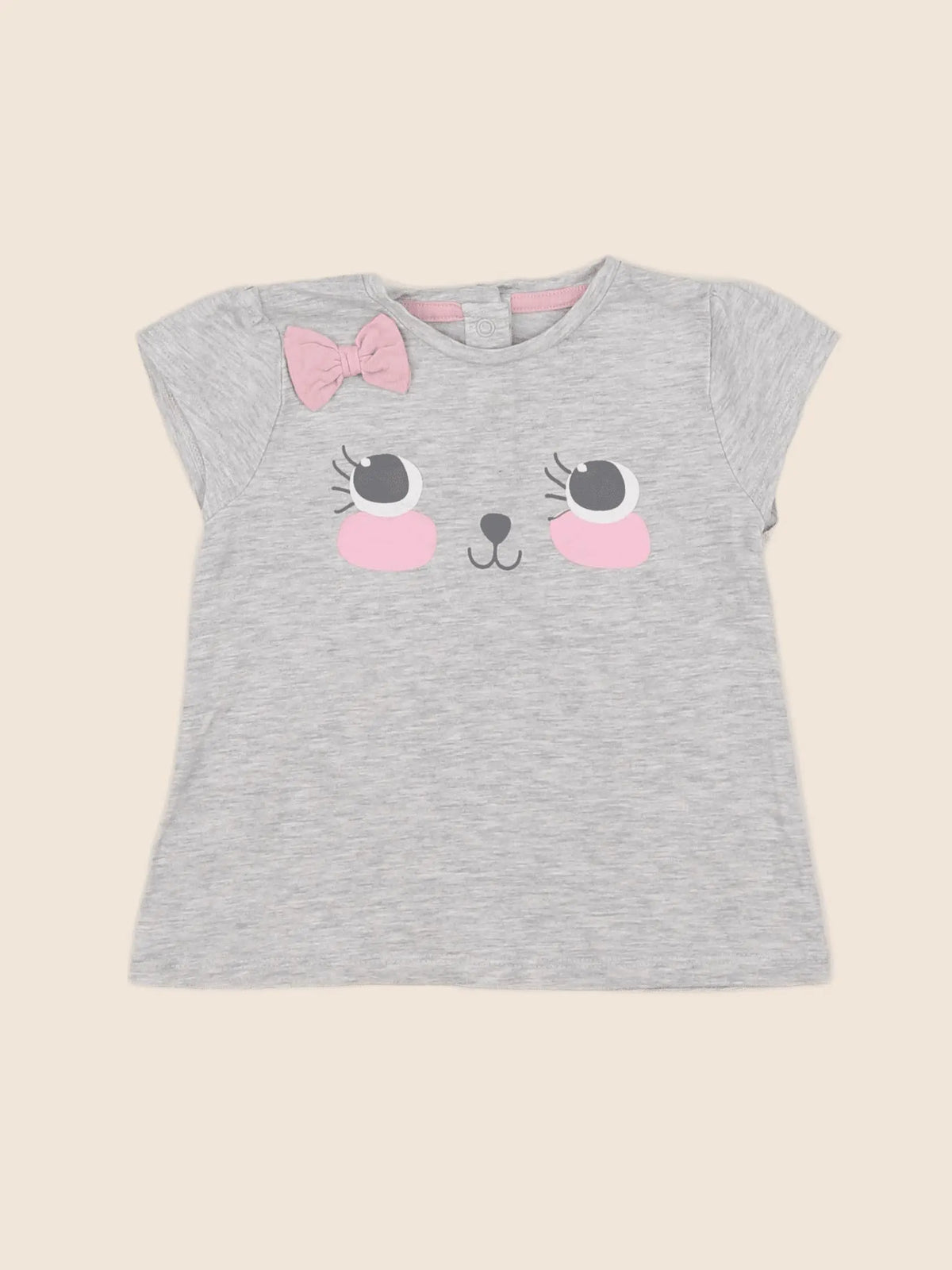 Vertbaudet - tee-shirt gris - 12 mois