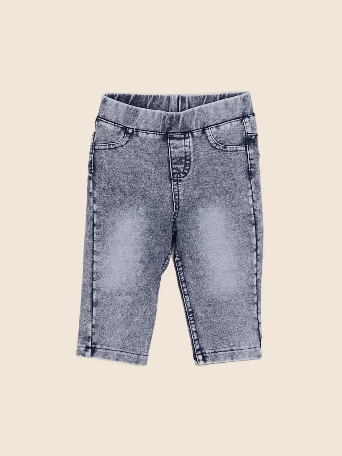 H&M - jegging bleu - 3 mois