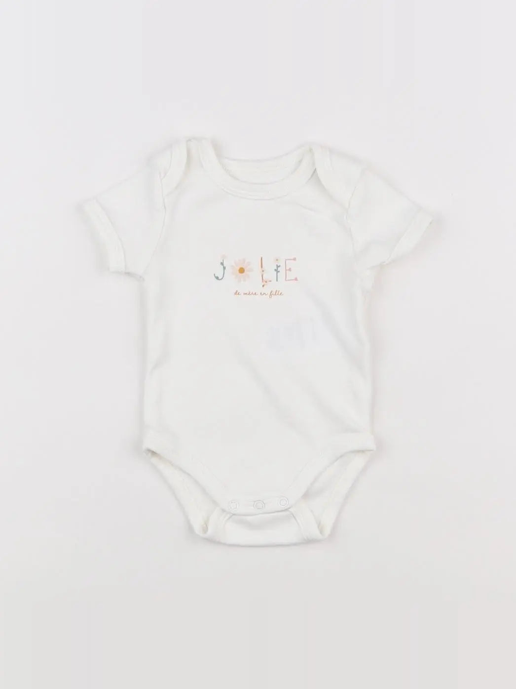 Vertbaudet - body blanc - 3 mois