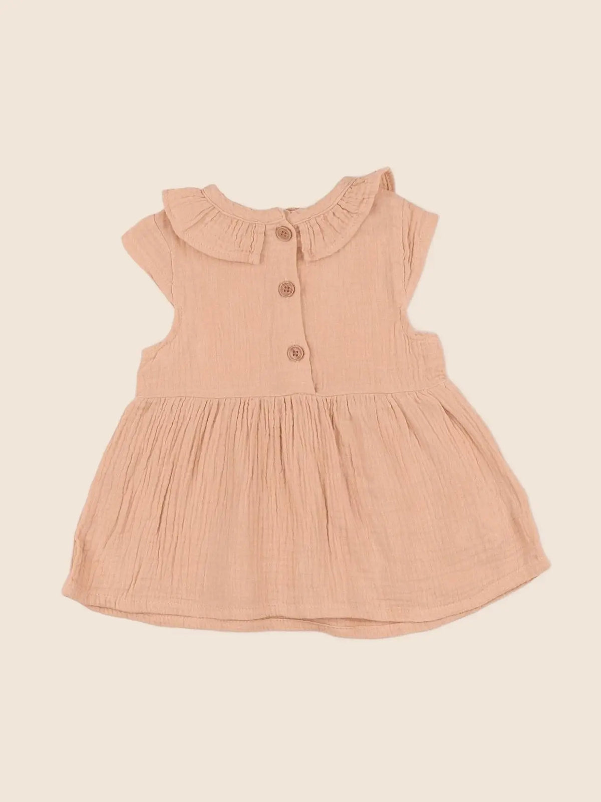 Vertbaudet - robe rose - 6 mois