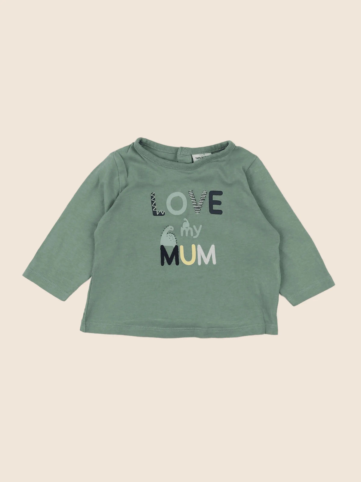 Tape à l'oeil - tee-shirt vert - 6 mois