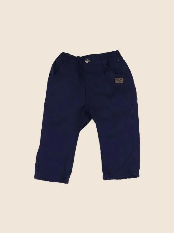 Vertbaudet - pantalon bleu - 6 mois