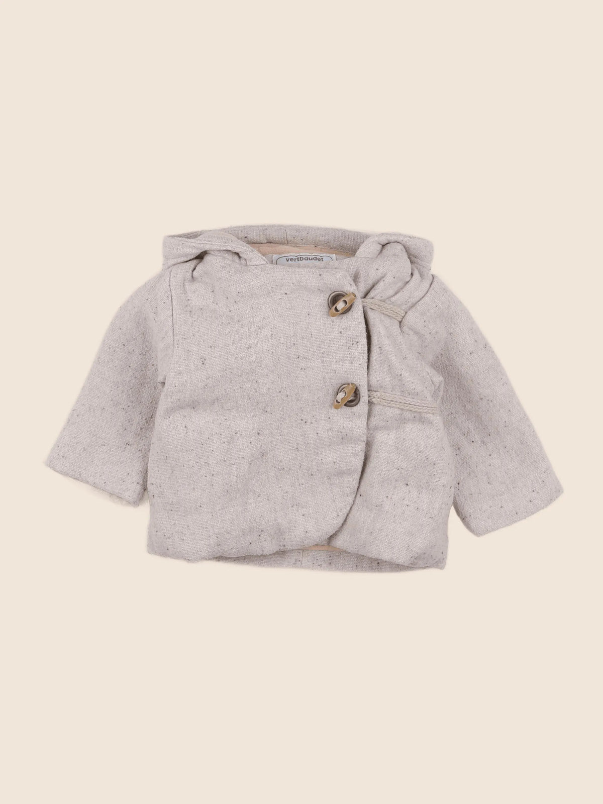 Vertbaudet - manteau beige - 12 mois