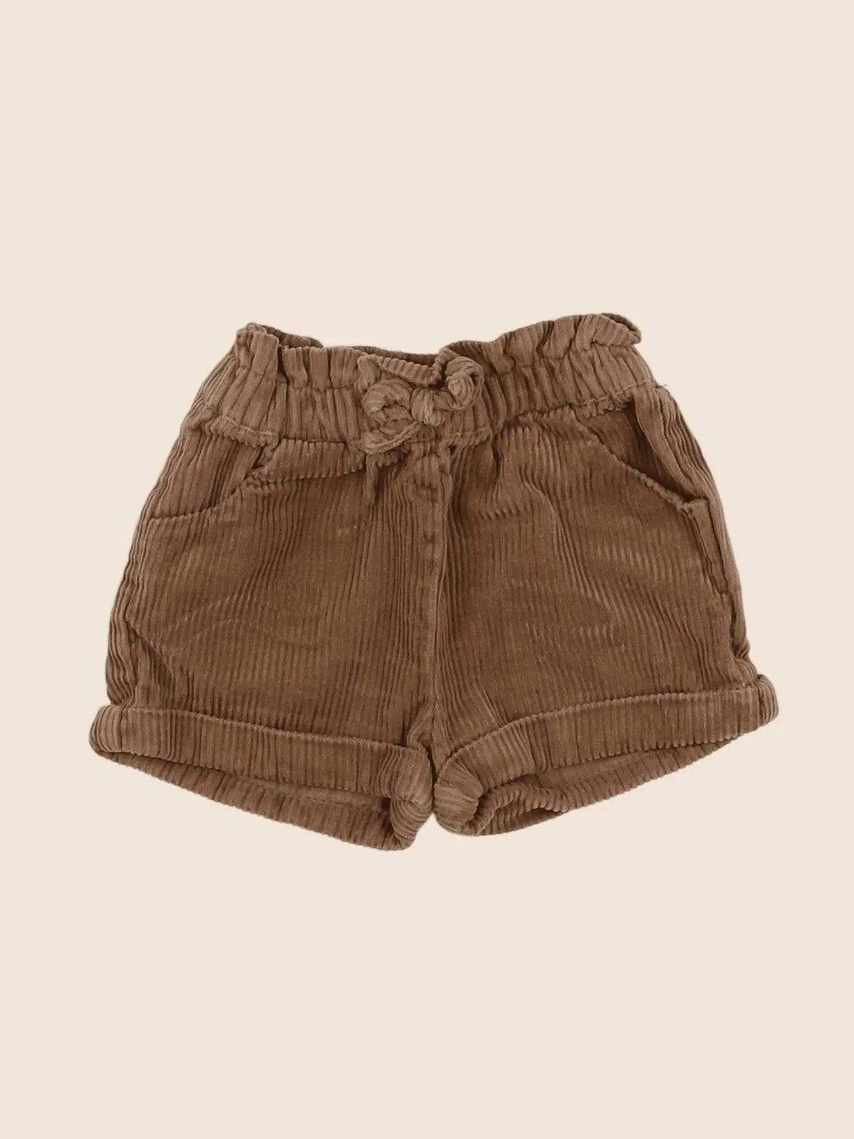 Vertbaudet - short marron - 6 mois