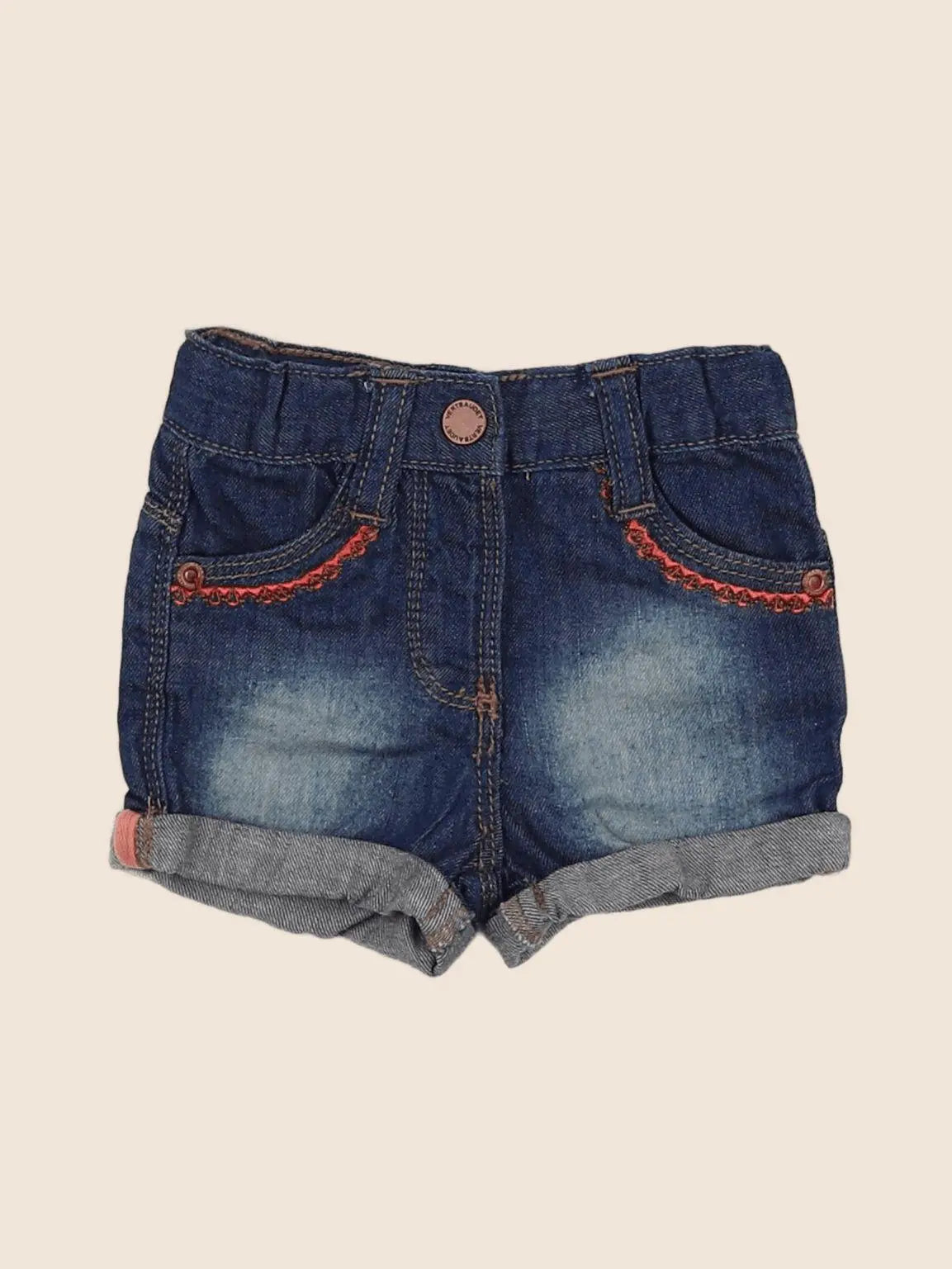 Vertbaudet - short bleu - 3 mois