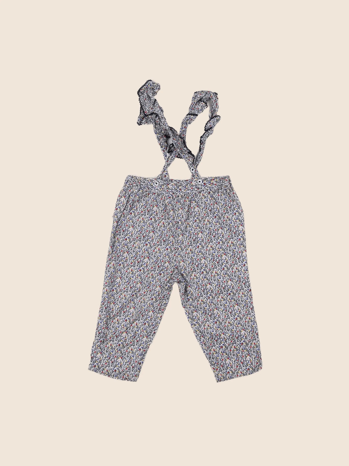 Boutchou - salopette multicolore - 9 mois