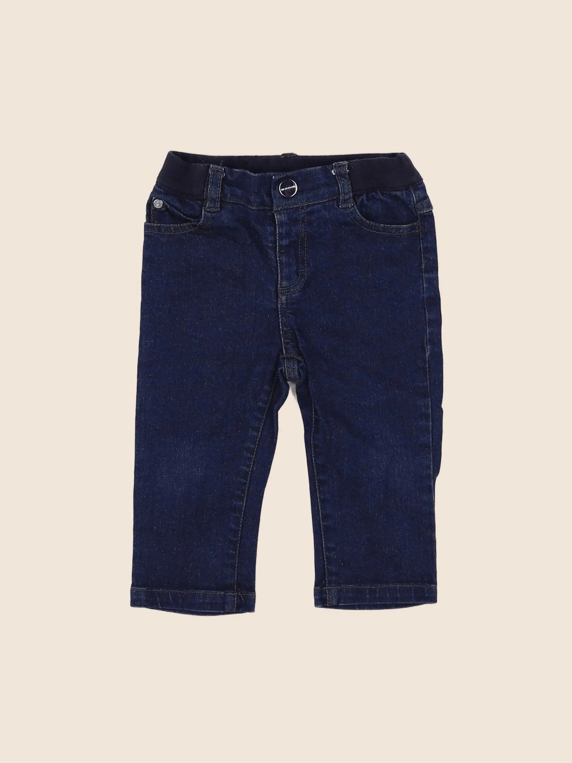 Jacadi - pantalon bleu - 12 mois
