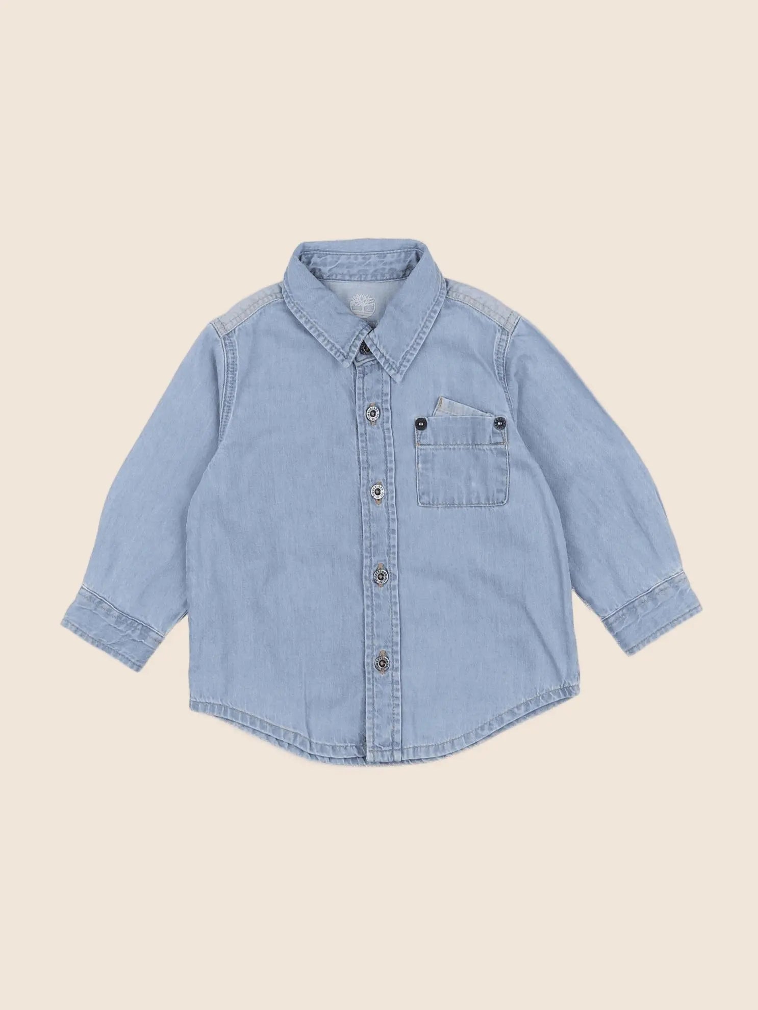 Timberland - chemise bleu - 12 mois