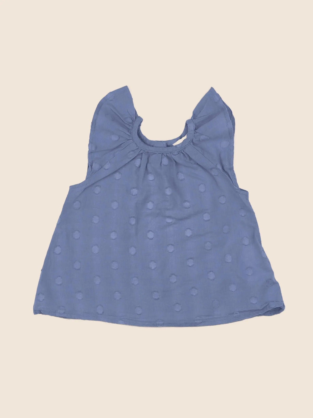 La Redoute - blouse bleu - 9 mois
