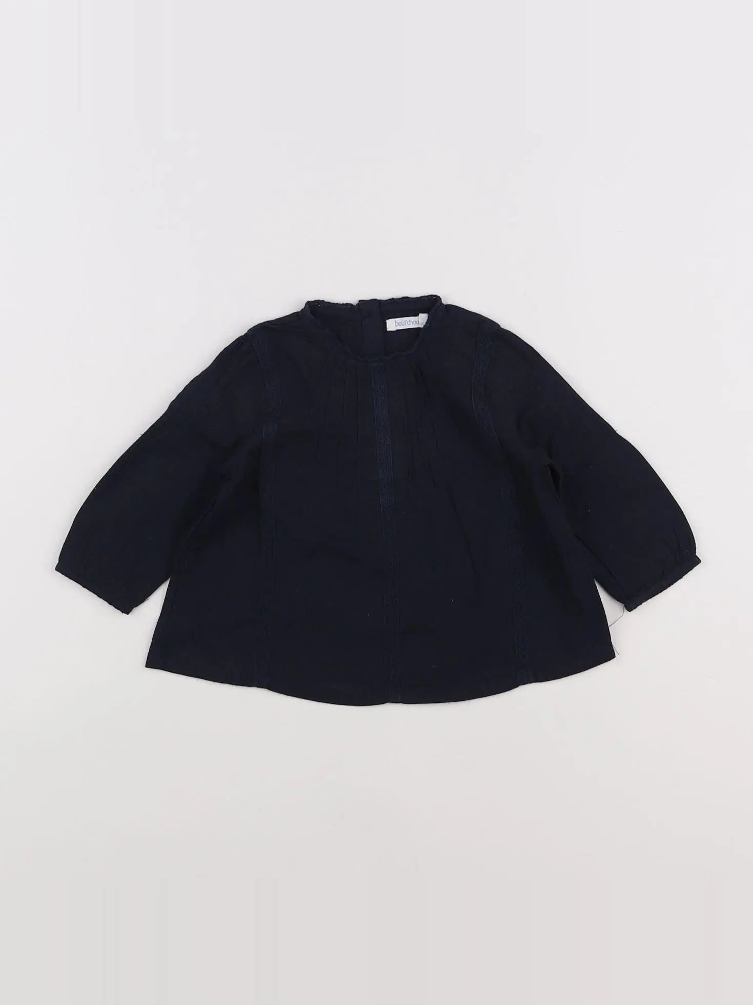 Boutchou - blouse bleu - 6 mois