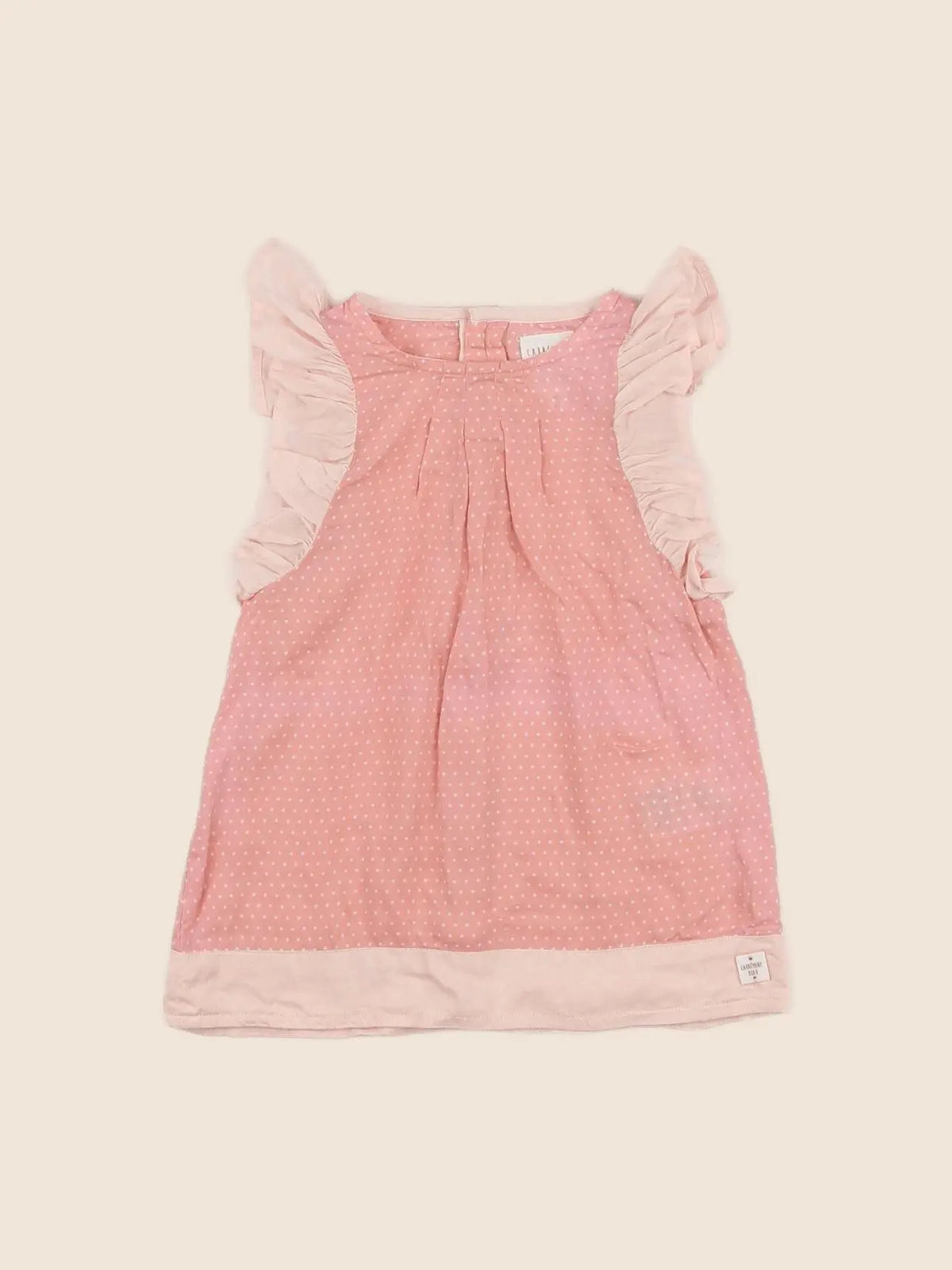 Carrément Beau - robe rose - 6 mois