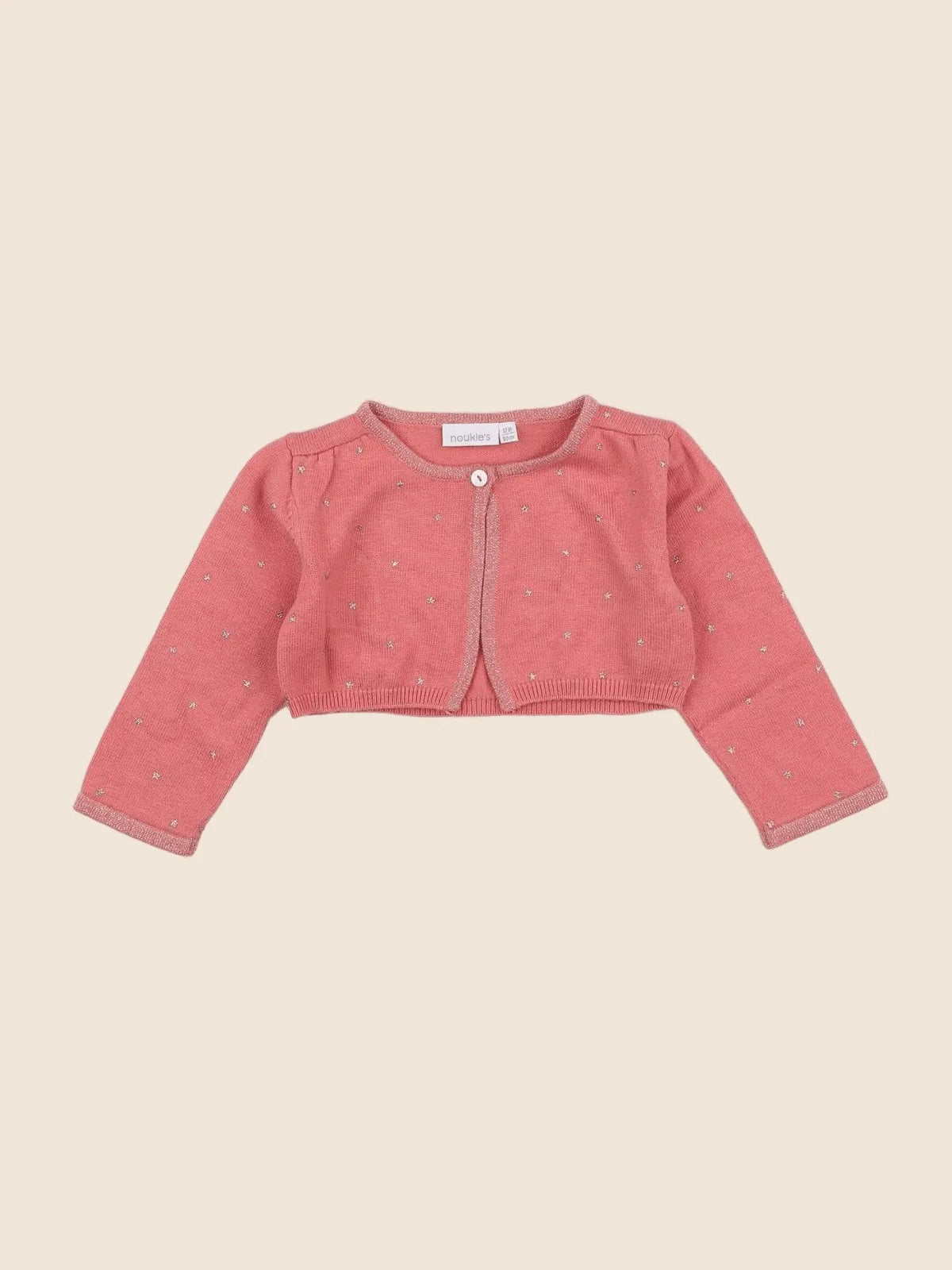 Noukie's - gilet rose - 12 mois