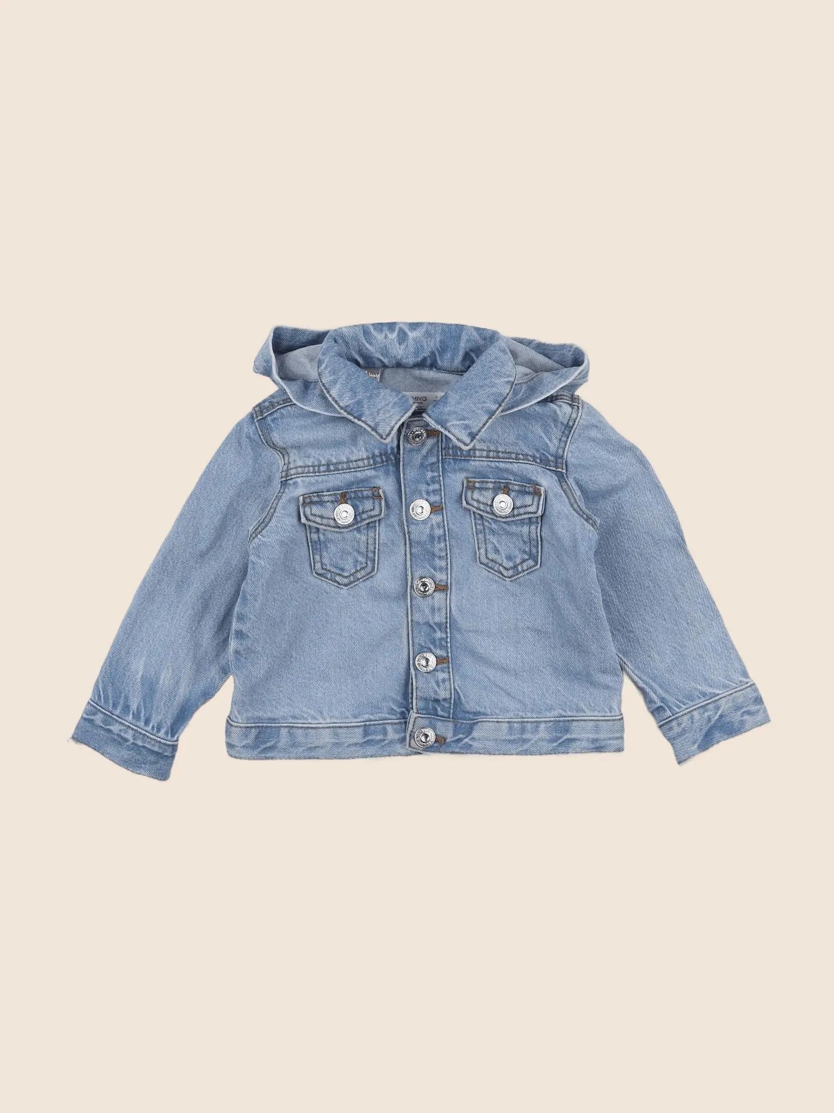 Mango - veste bleu - 9/12 mois