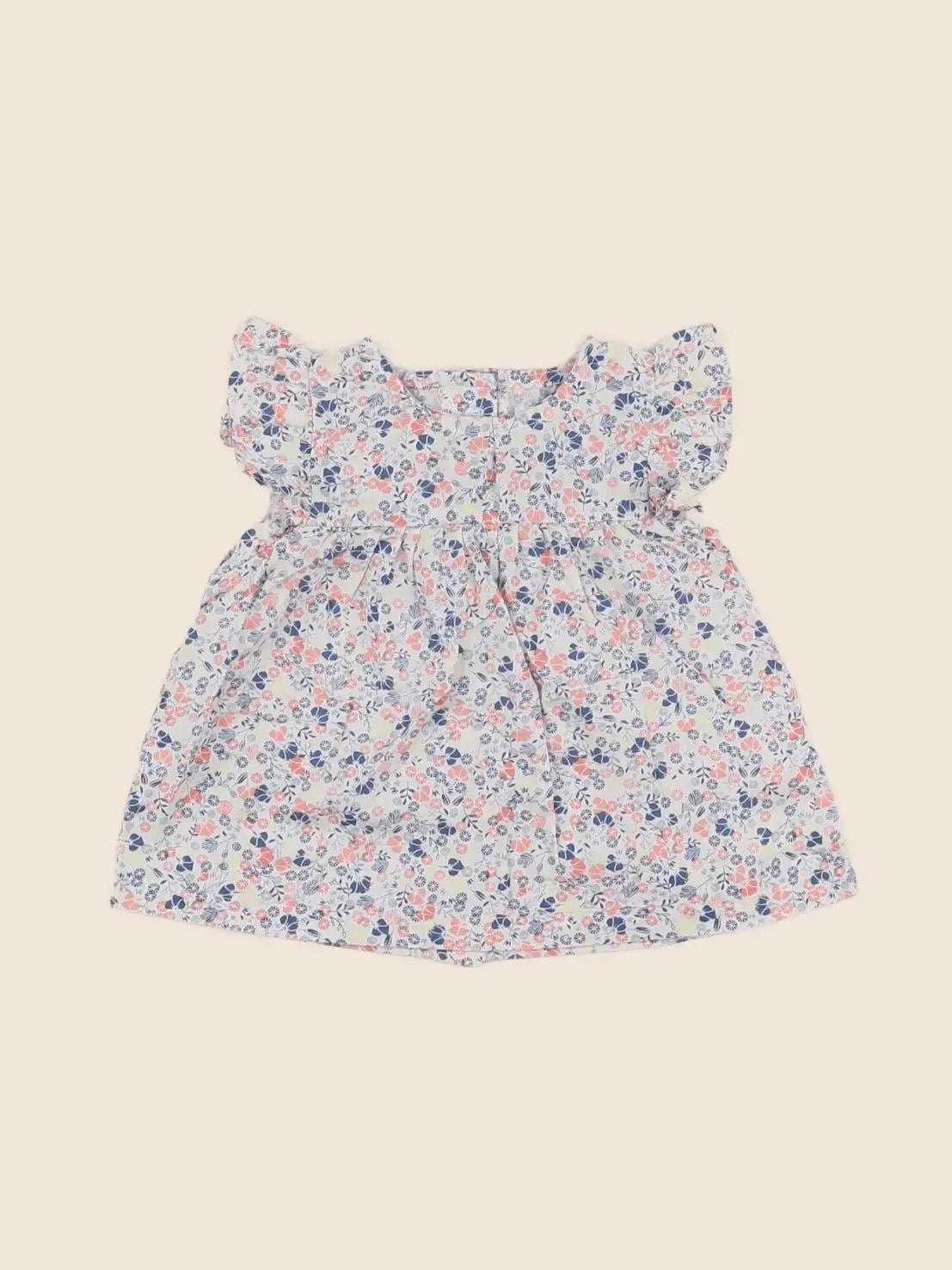 Vertbaudet - robe multicolore - 6 mois
