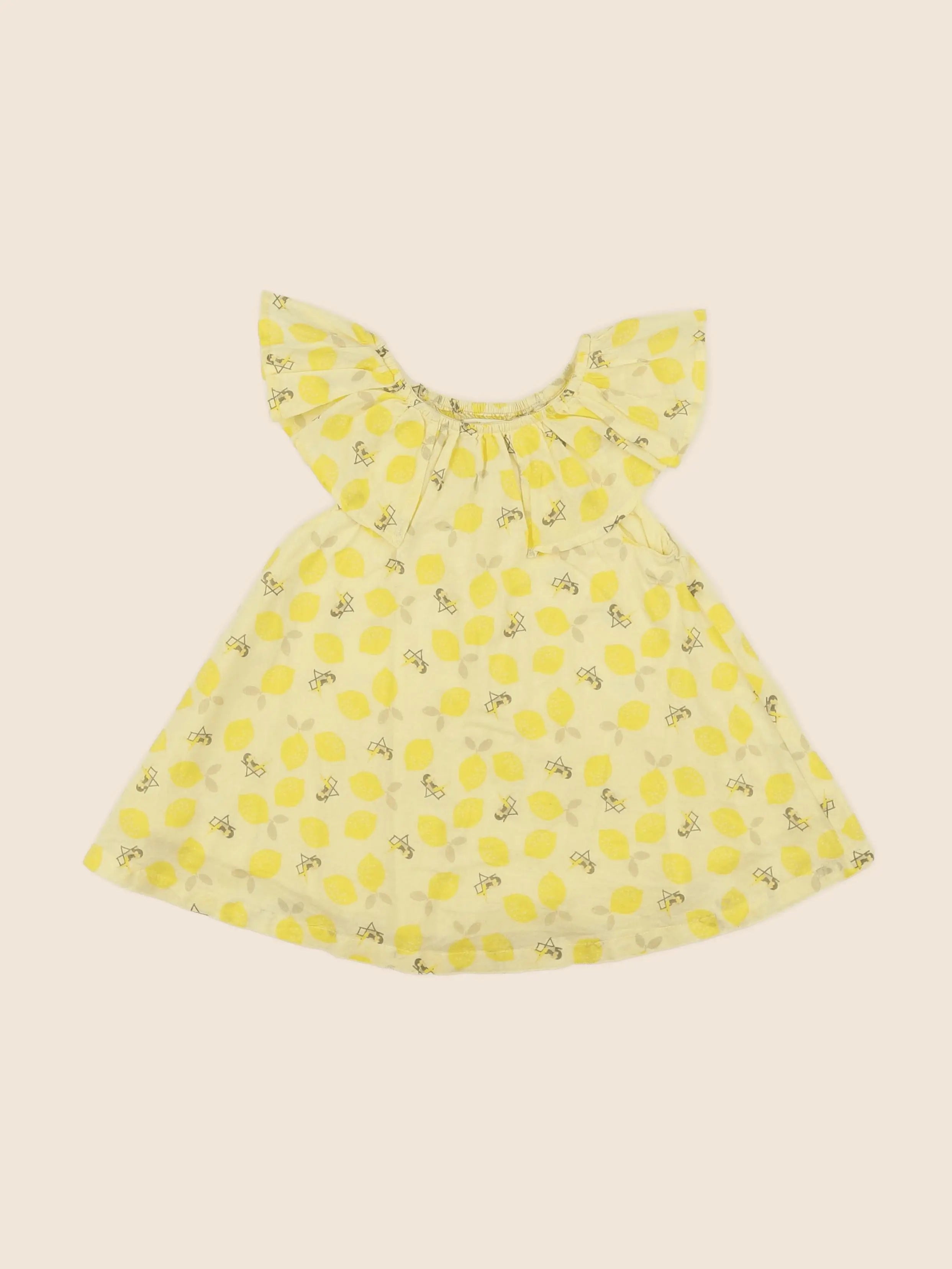 Vertbaudet - robe jaune - 2 ans