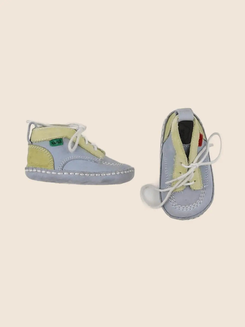 Kickers - chaussons bleu, jaune - pointure 17