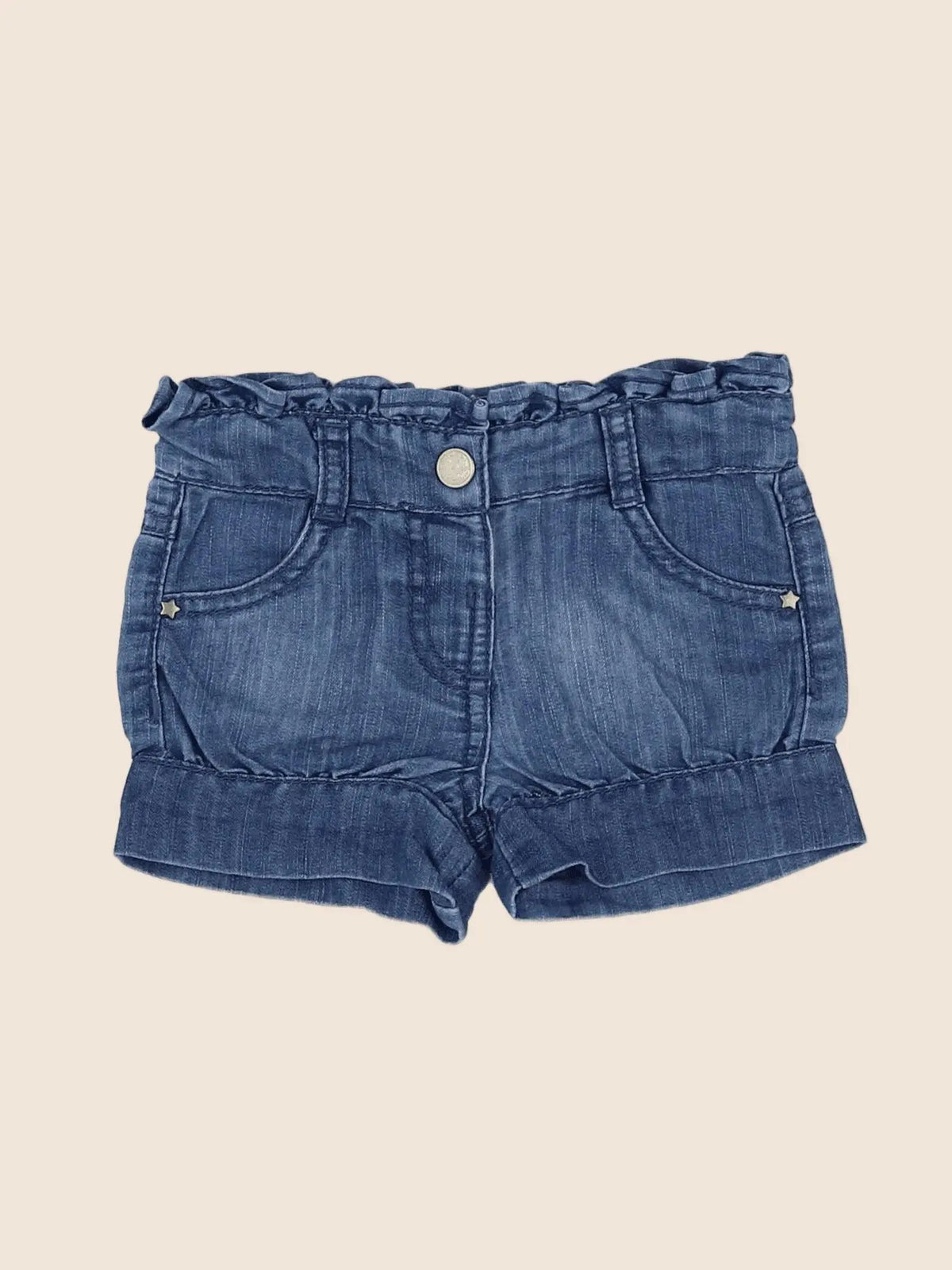 Tape à l'oeil - short bleu - 12 mois