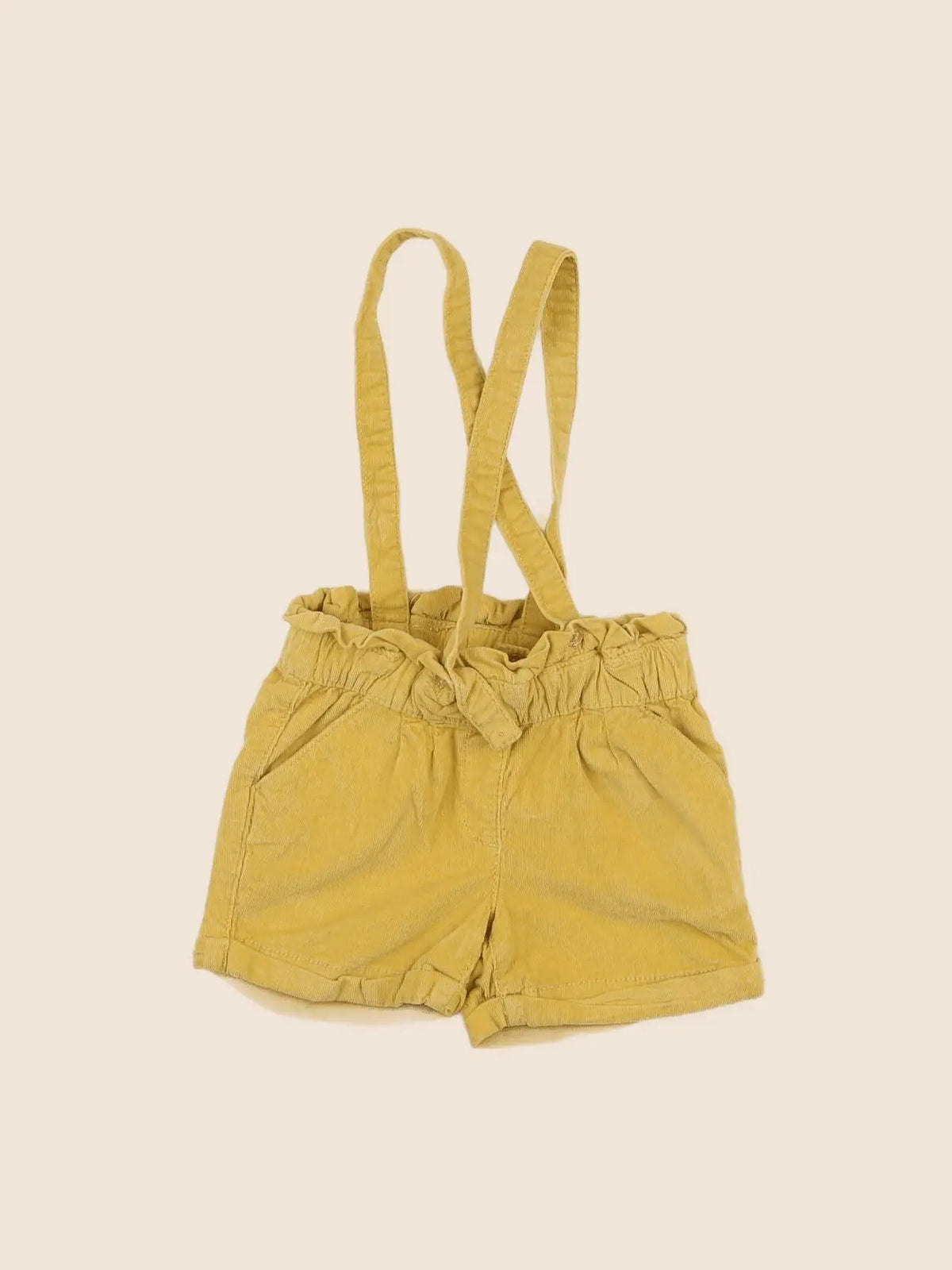 Tape à l'oeil - short jaune - 12 mois