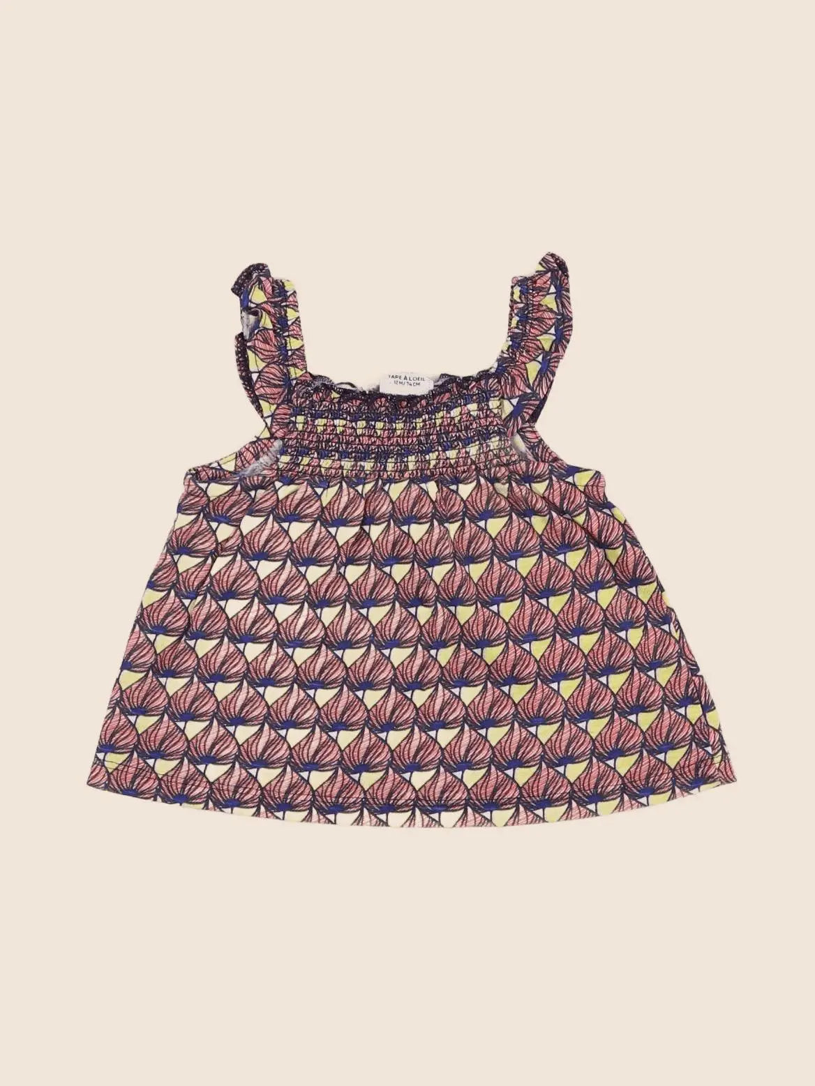Tape à l'oeil - blouse multicolore - 12 mois