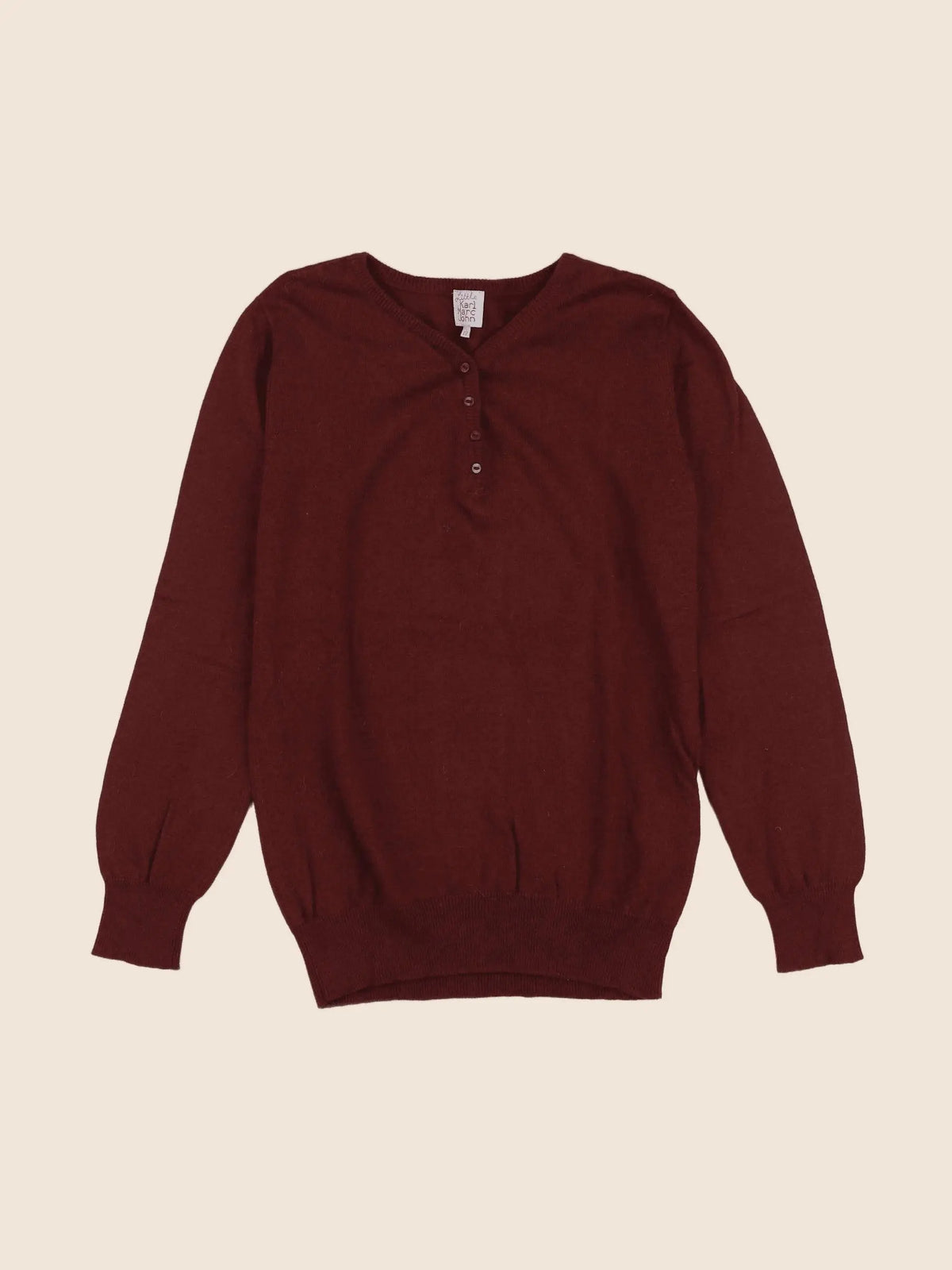 Little Karl Marc John - pull rouge - 12 ans