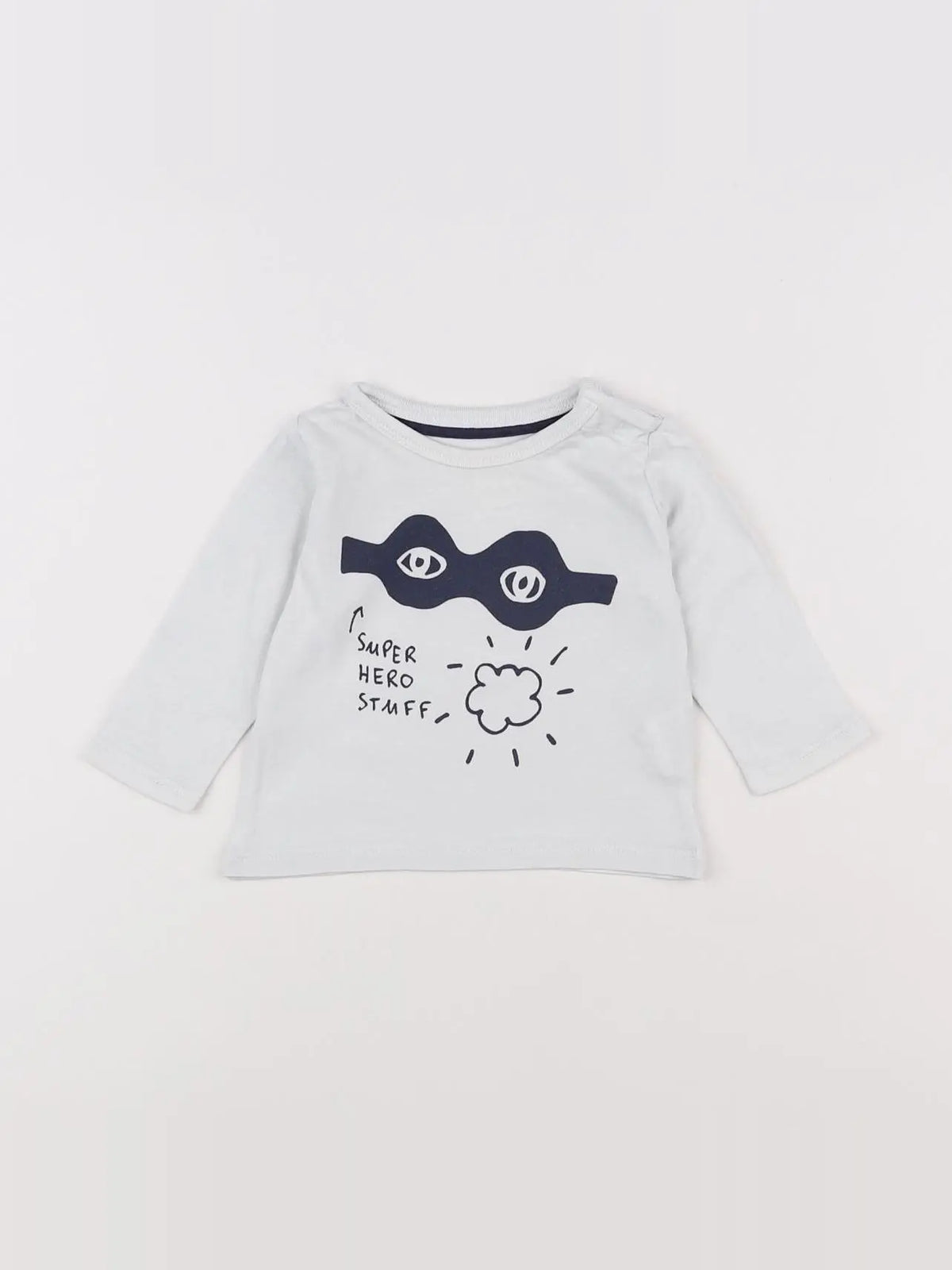 Vertbaudet - tee-shirt blanc - 3 mois
