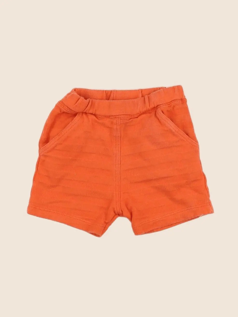 Petit Bateau - short orange - 6 mois