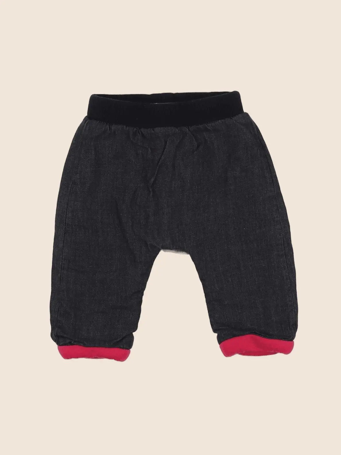 Catimini - sarouel rose, gris - 9 mois