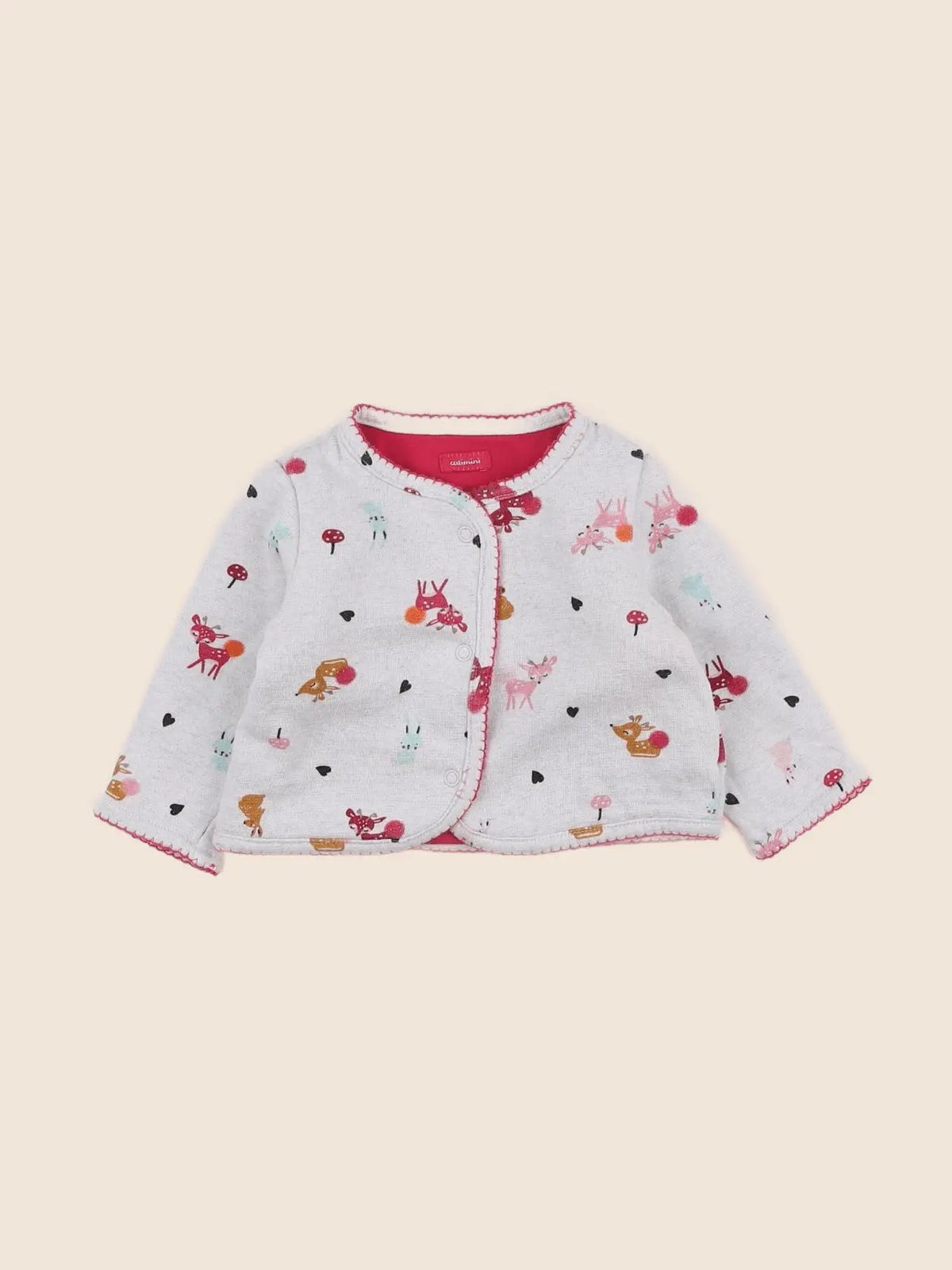 Catimini - veste réversible multicolore - 3 mois