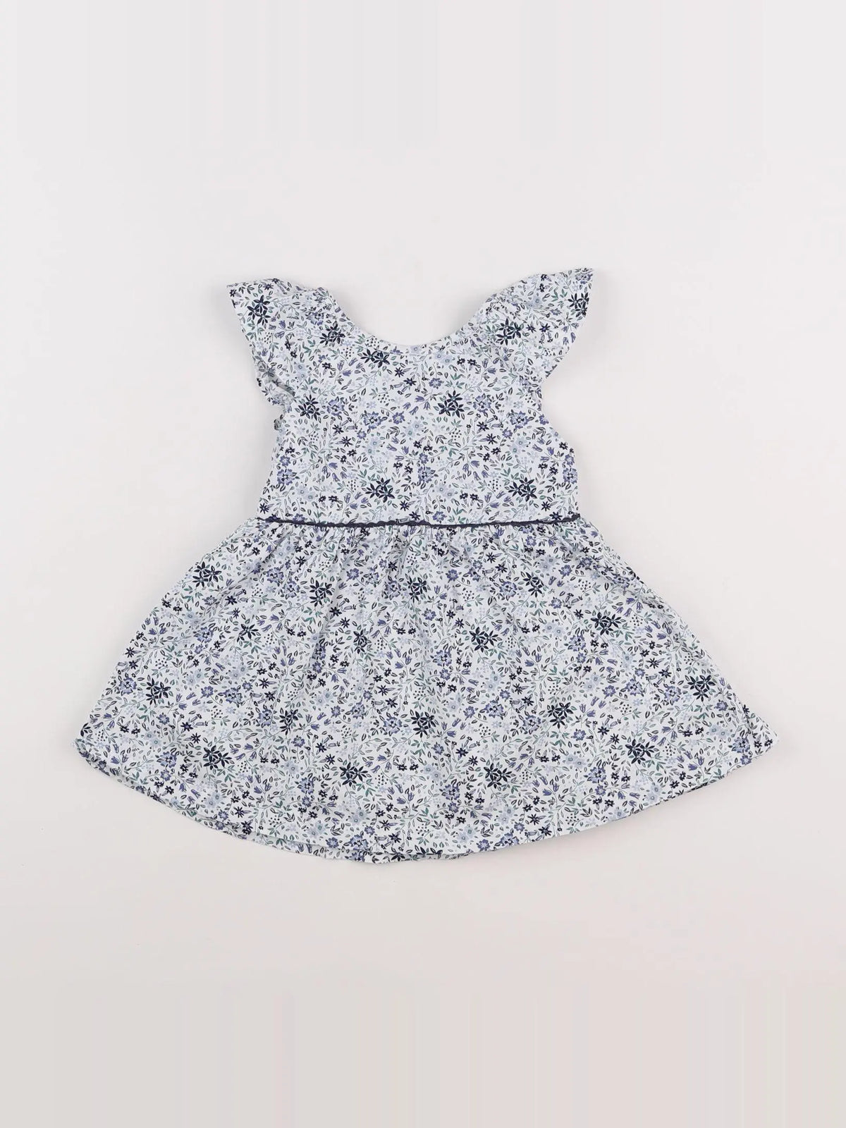 Vertbaudet - robe blanc - 12 mois