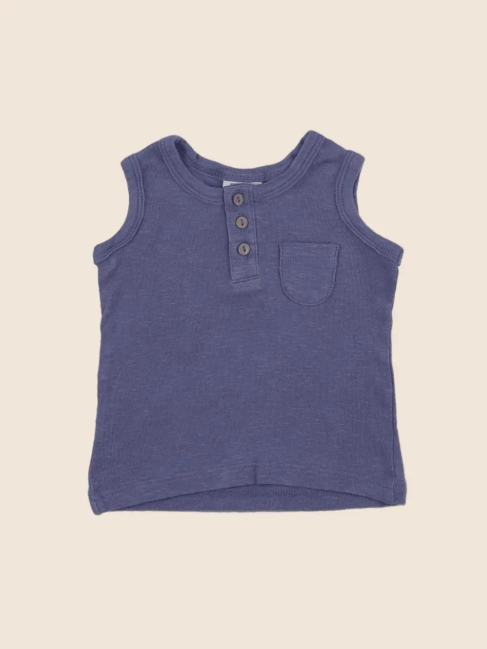 Zara - débardeur bleu - 3/6 mois