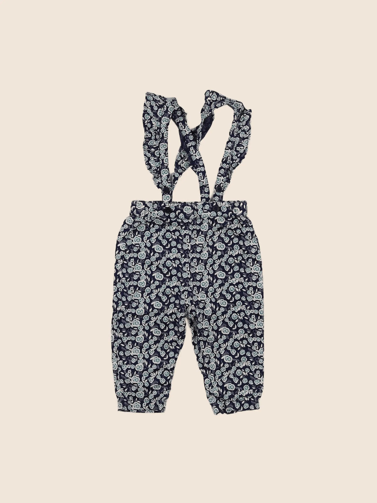 Boutchou - pantalon bleu - 3 mois