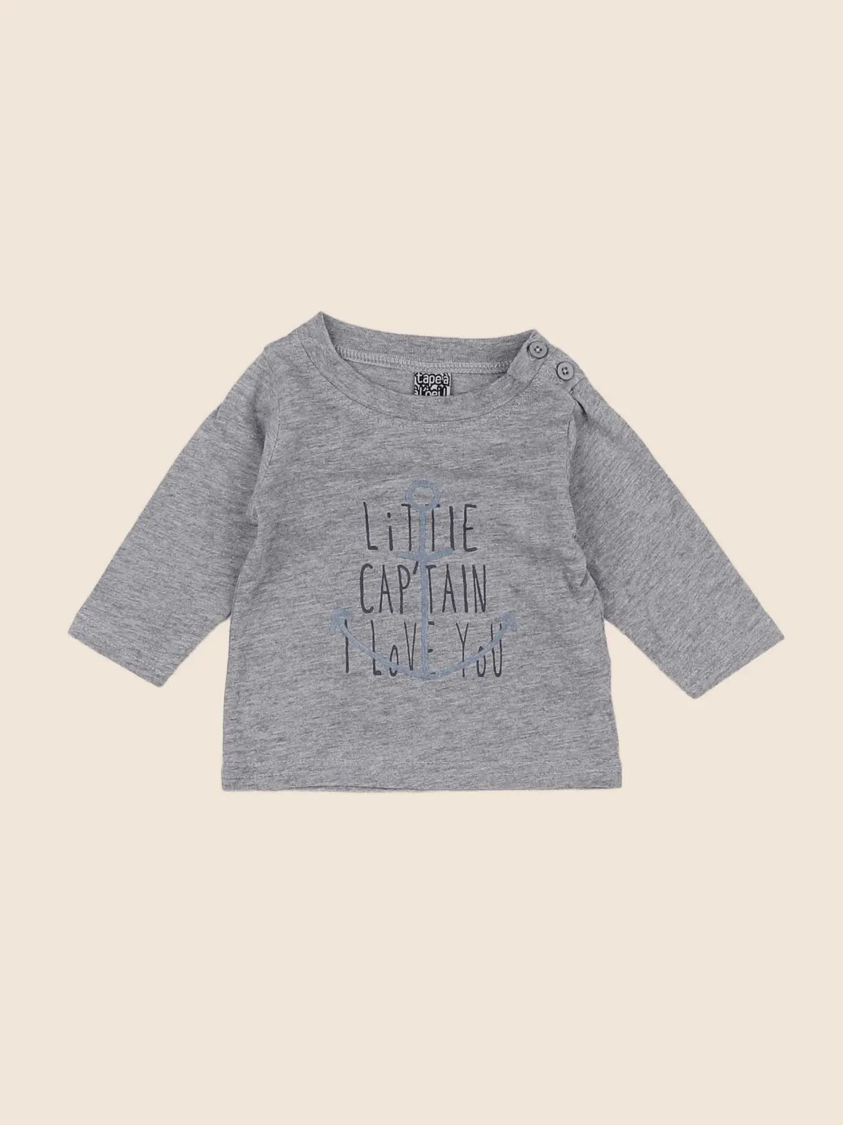 Tape à l'oeil - tee-shirt gris - 3 mois