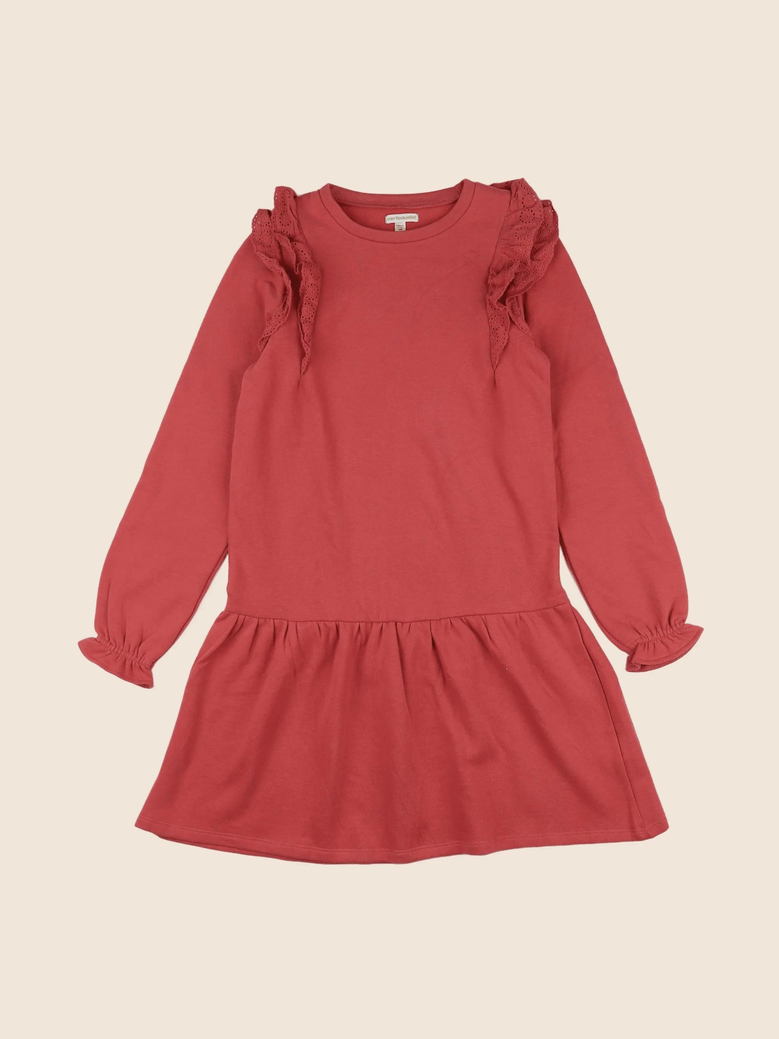 Vertbaudet - robe rouge - 12 ans
