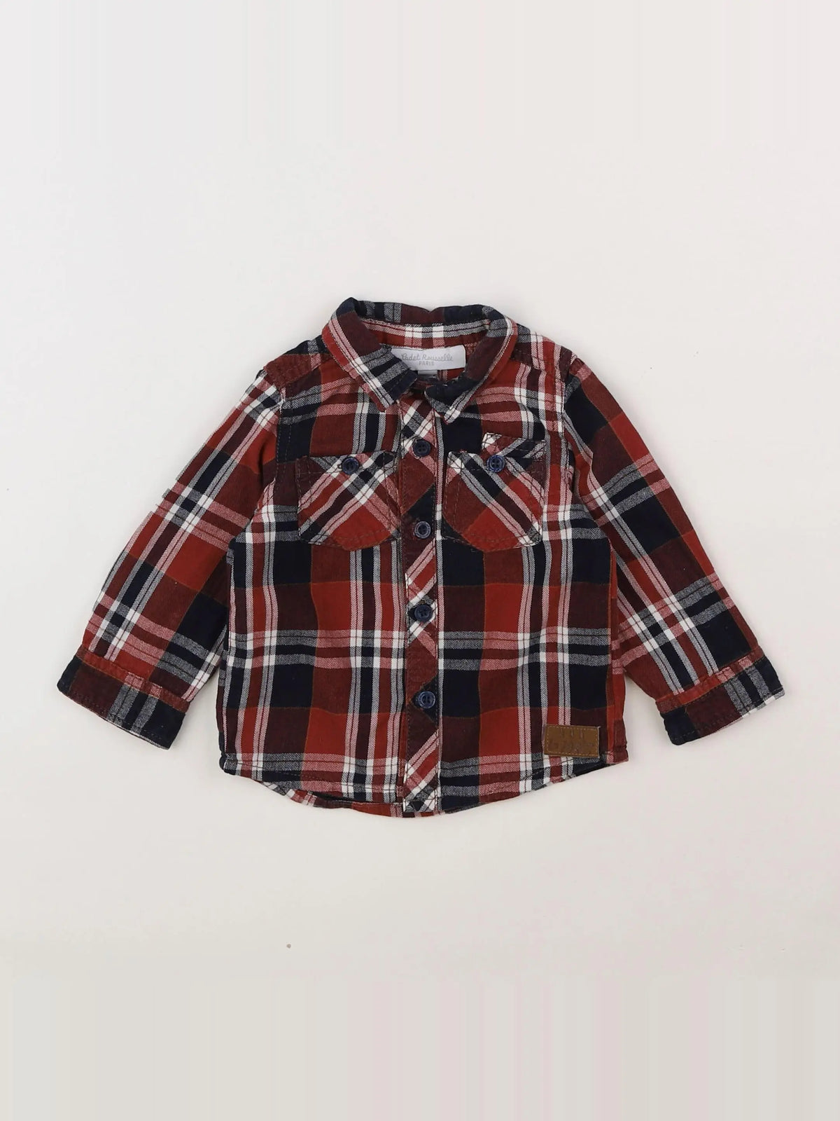 Cadet Rousselle - chemise multicolore - 12 mois