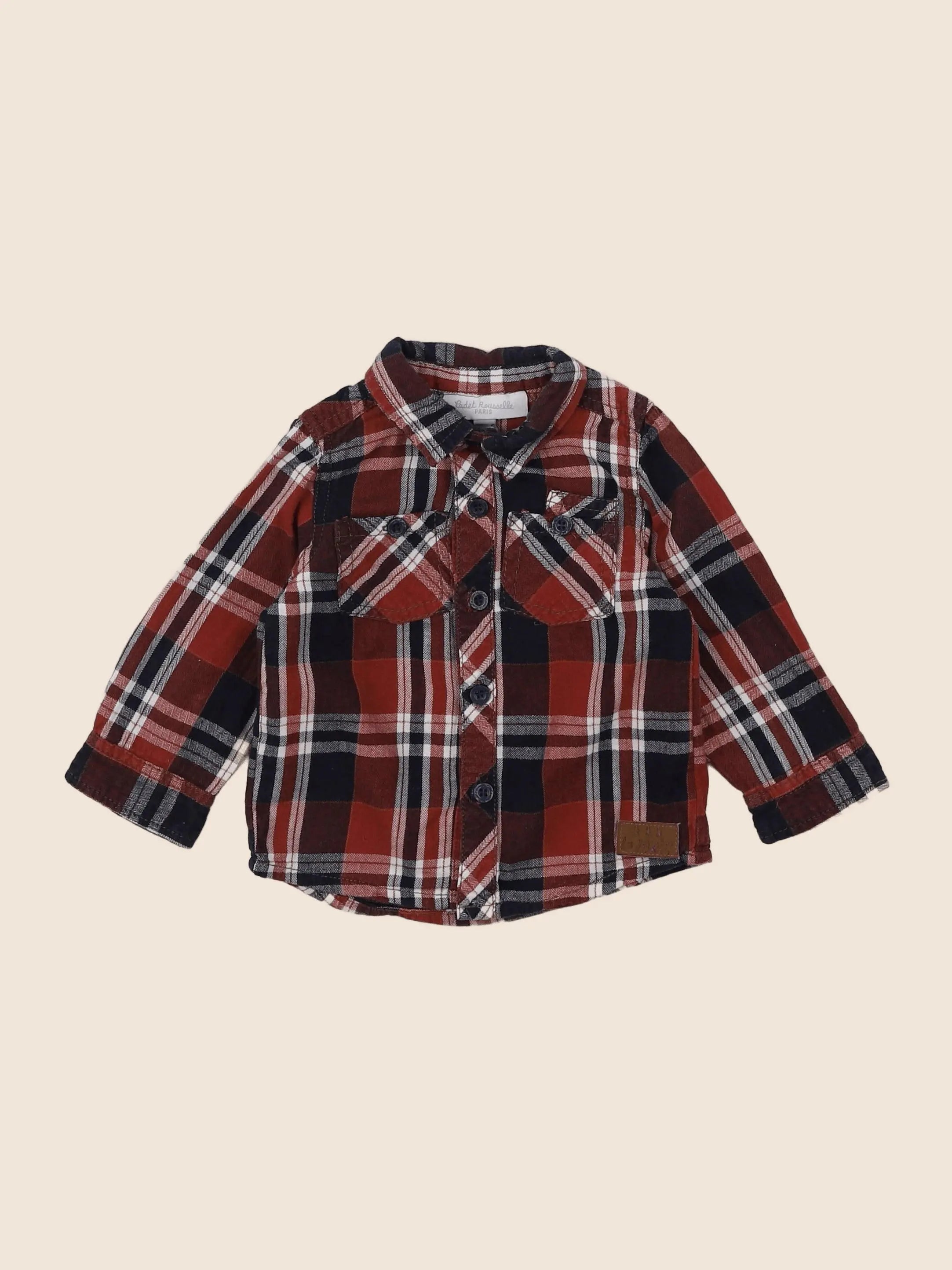 Cadet Rousselle - chemise multicolore - 12 mois