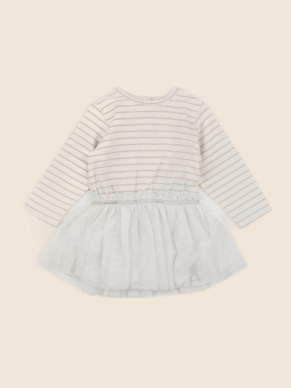 Tape à l'oeil - robe beige - 9 mois