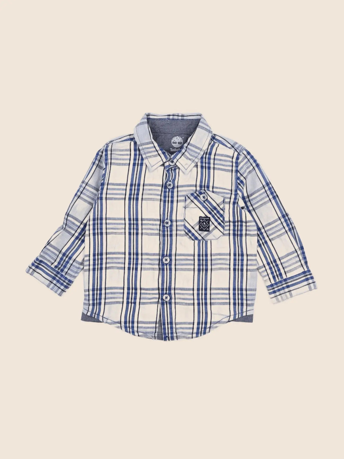 Timberland - chemise bleu - 12 mois