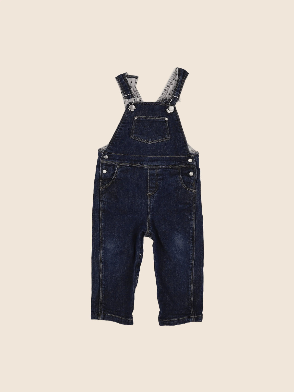 Petit Bateau - salopette bleu - 12 mois