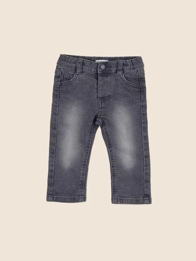 Vertbaudet - jean gris - 9 mois