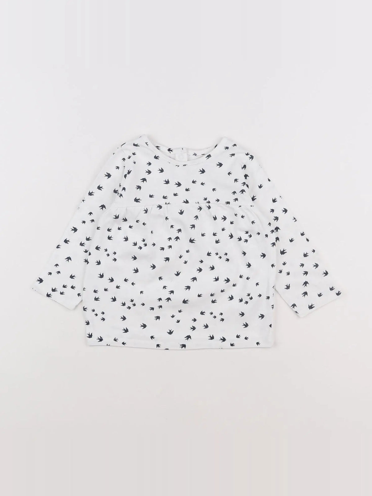 Vertbaudet - tee-shirt blanc - 12 mois