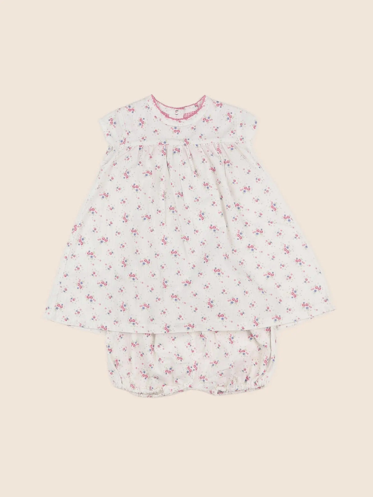 Petit Bateau - robe multicolore - 12 mois