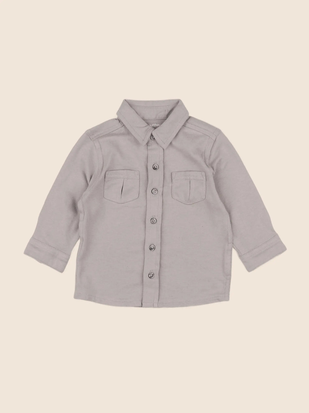 Boutchou - chemise taupe - 6 mois