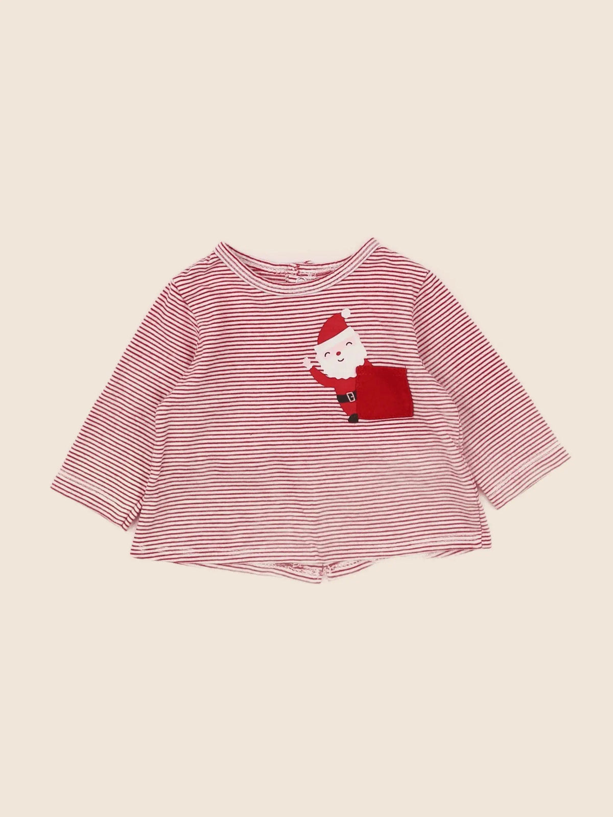 Vertbaudet - tee-shirt rouge - 3 mois